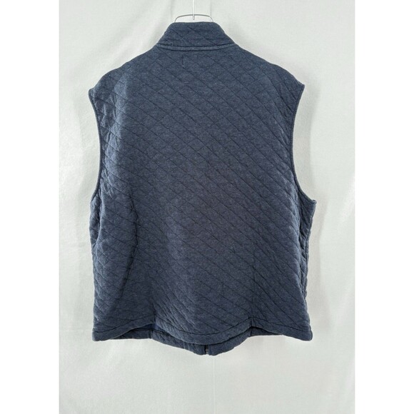 Faherty Men’s XXL Vest Epic Quilted Fleece Nym-Navy Blue Melange Full Zip NWT - Picture 6 of 10